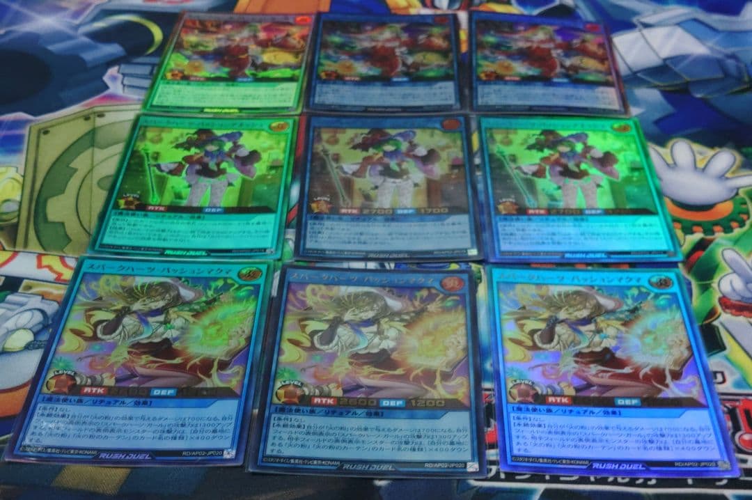 遊戯王　ラッシュデュエル スパークハーツ デッキ　構築済み