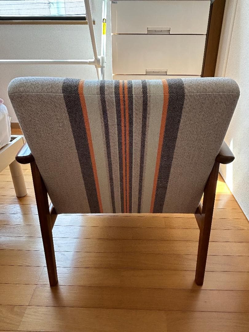 希少150台限定 カリモク60 Kチェア1シーター 09年復刻モデル ストライプ