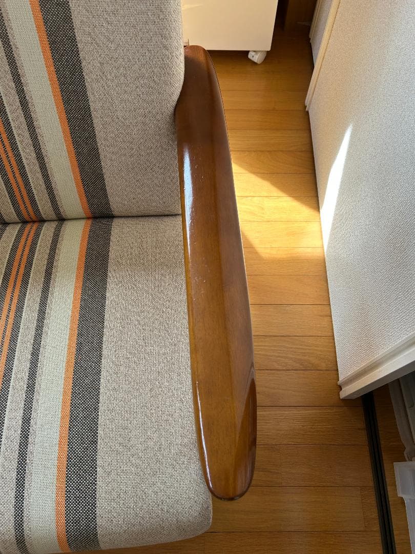 希少150台限定 カリモク60 Kチェア1シーター 09年復刻モデル ストライプ