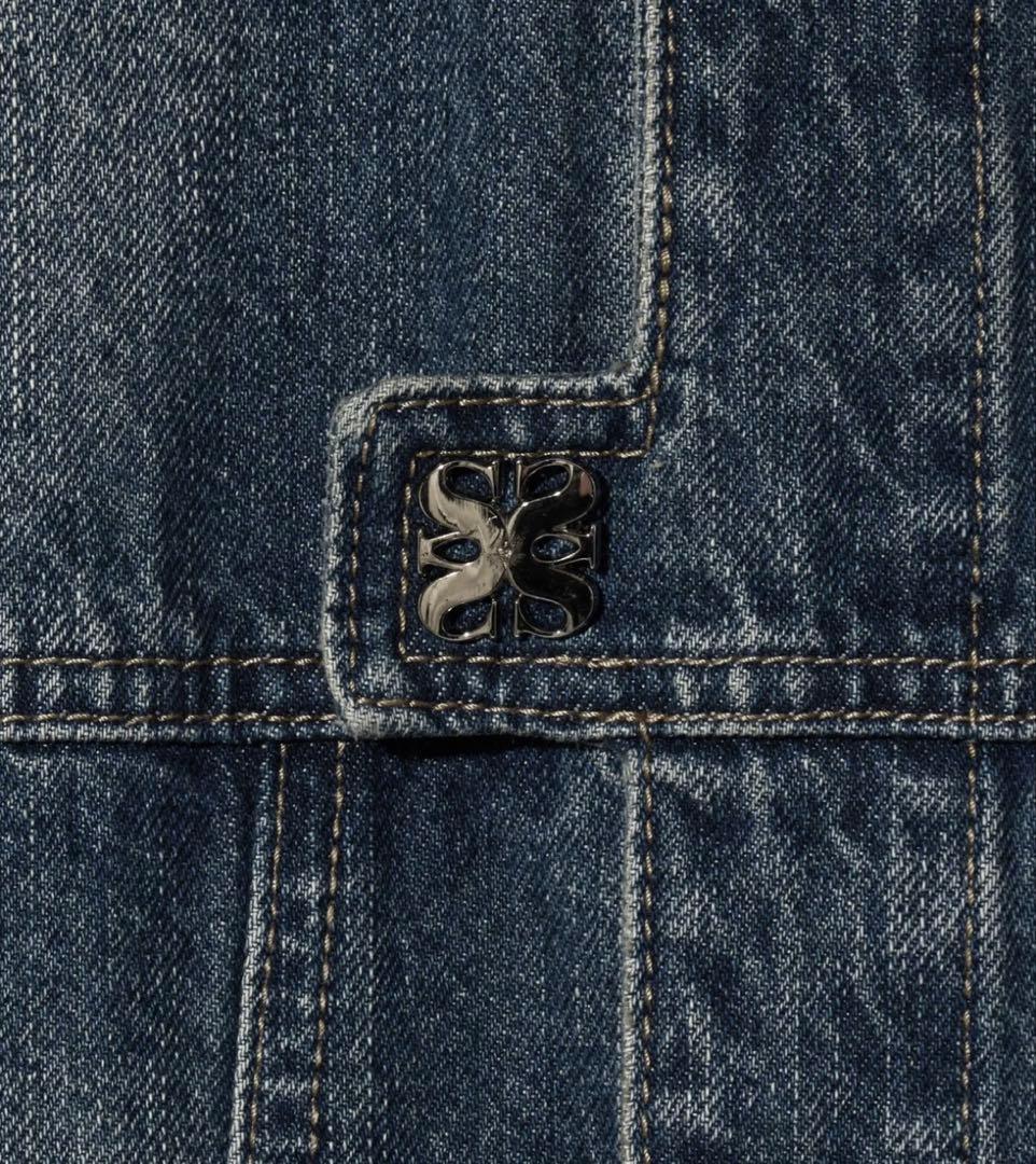 SATUR 韓国 Denim Trucker Jacket