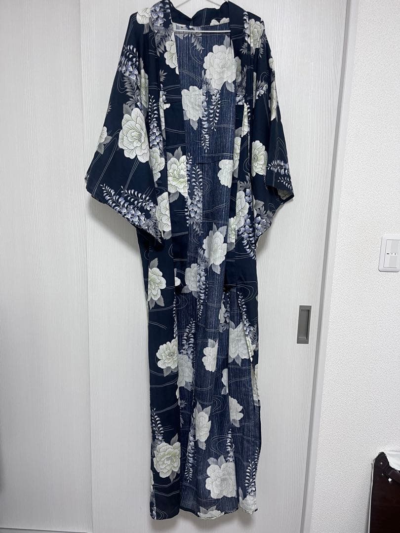 Dita 浴衣 凪の藤ながれ 紺色浴衣