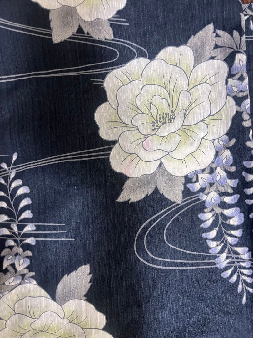 Dita 浴衣 凪の藤ながれ 紺色浴衣
