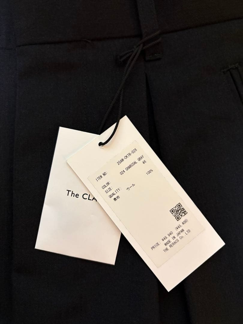 ザクラシック／INVERTED PLEATS TROUSER 46サイズ