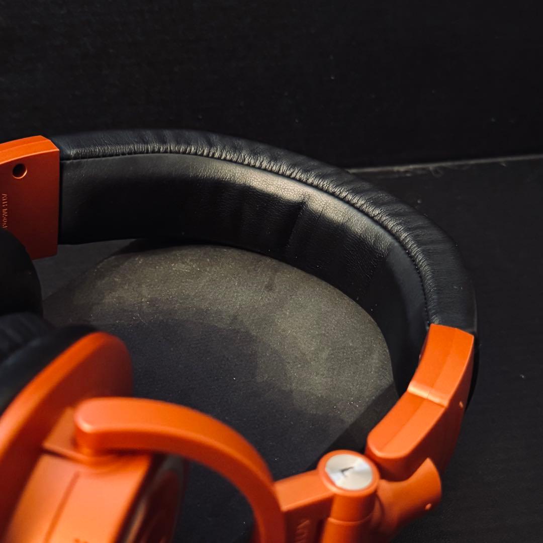 【美品】ATH-M50xBT2 オレンジ ワイヤレスヘッドホン