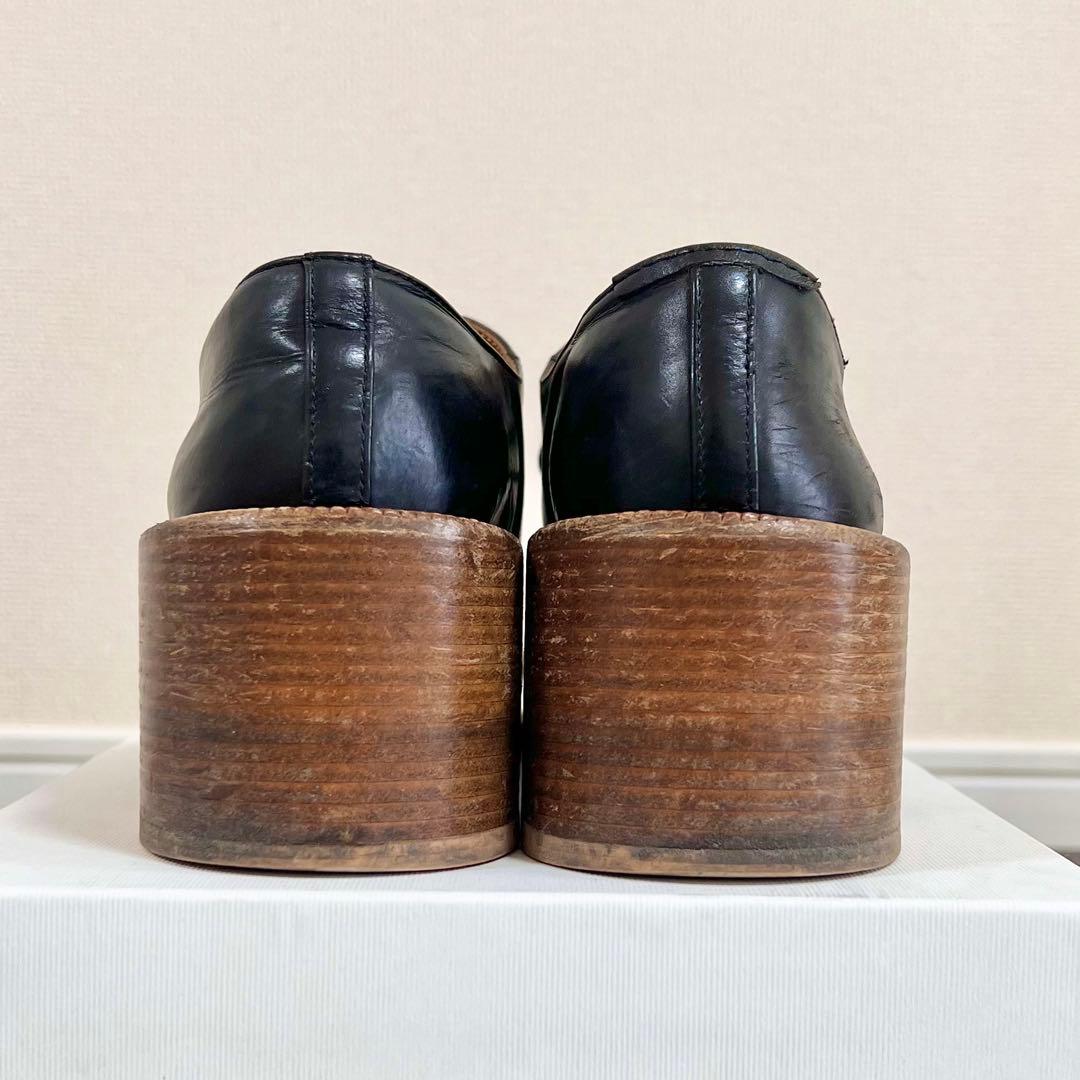 n*s様 【VERONIQUE BRANQUINHO】チャンキーヒール レザーシ