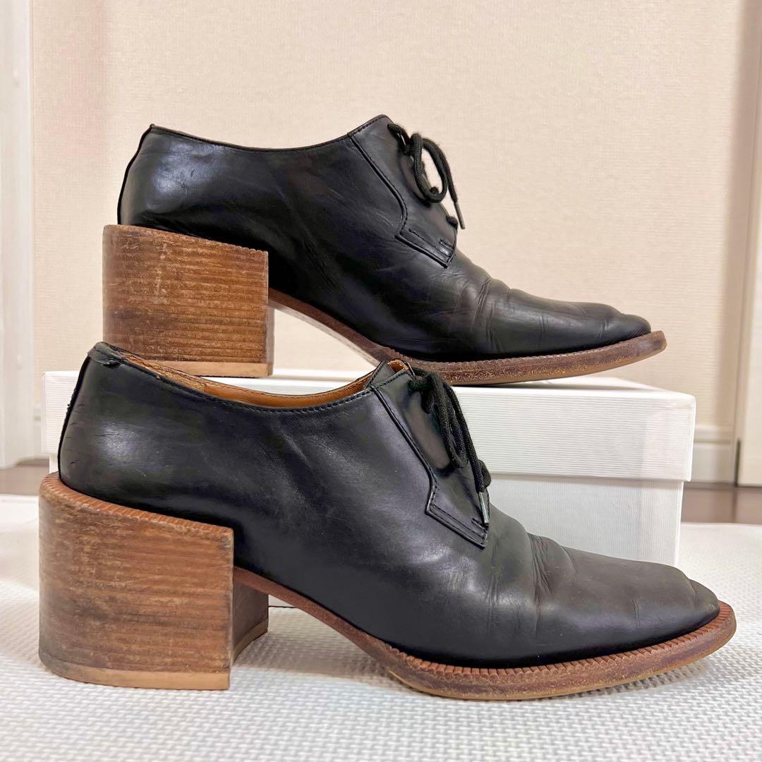 n*s様 【VERONIQUE BRANQUINHO】チャンキーヒール レザーシ