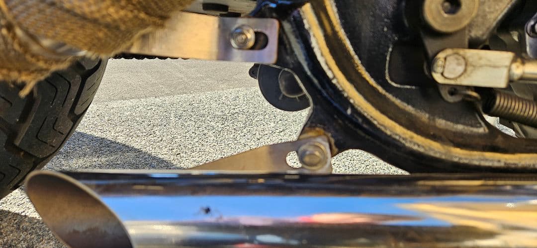 シャドウ400 スラッシュカットマフラー nc34