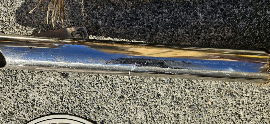 シャドウ400 スラッシュカットマフラー nc34