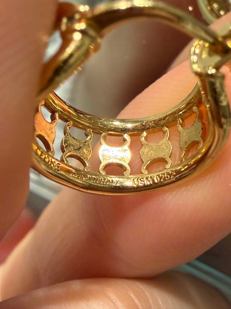 最終値下げします。 CELINE トリオンフ マルチフープピアス片耳