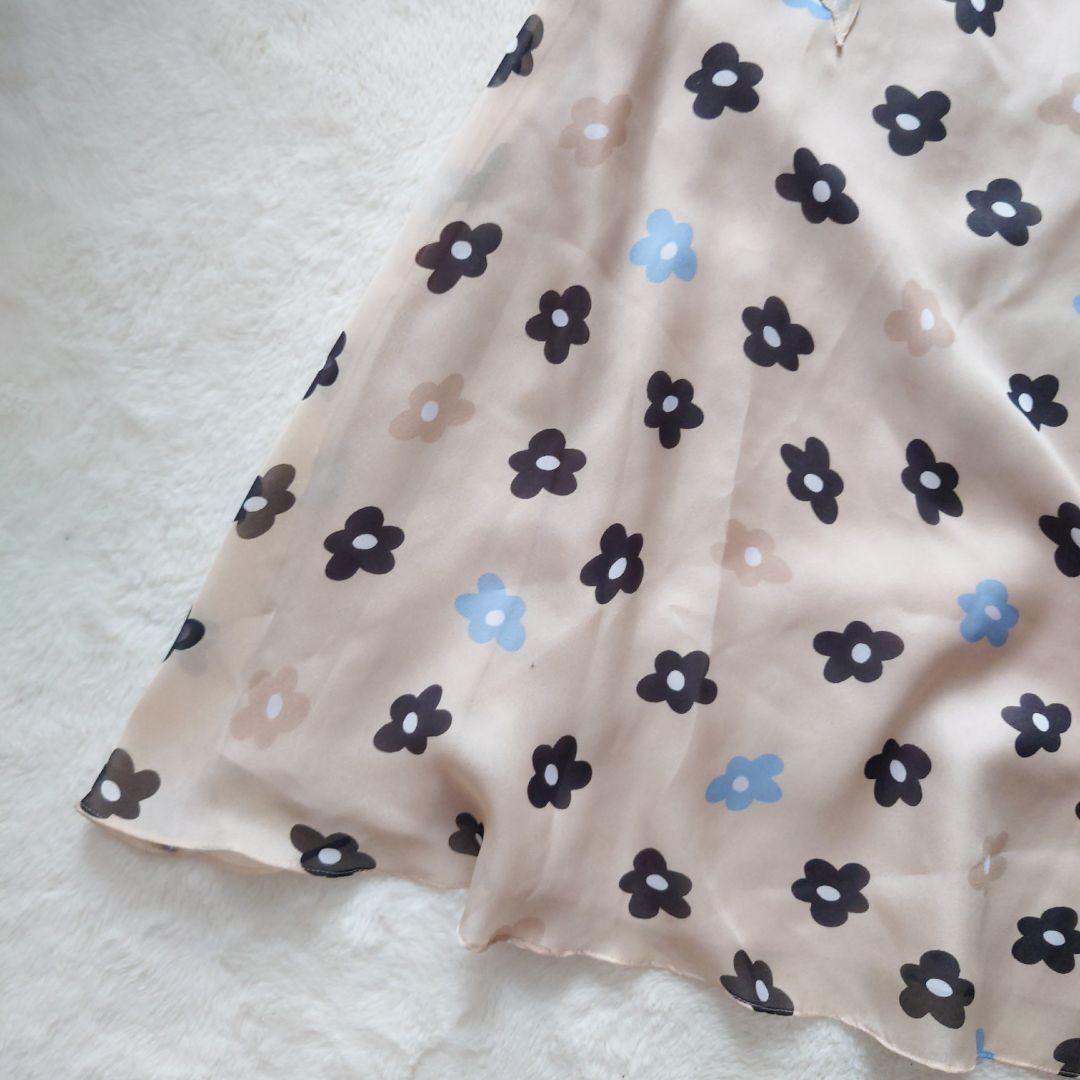 新品タグ付き M’S GRACY 花柄 リボン チュニック 大きいサイズ 42