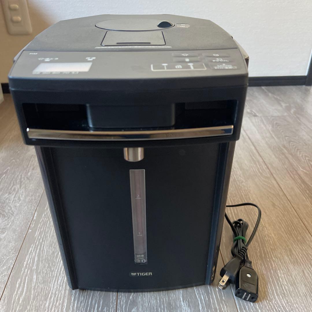 TIGER 電気ポット ブラック