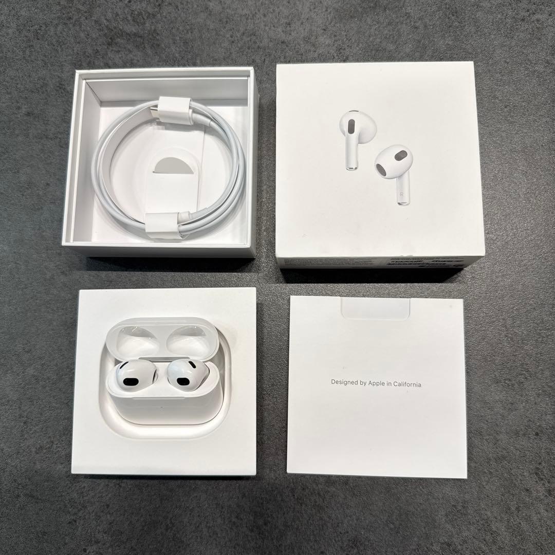 AirPods 第3世代 本体 充電ケース 箱付き (MME73J)