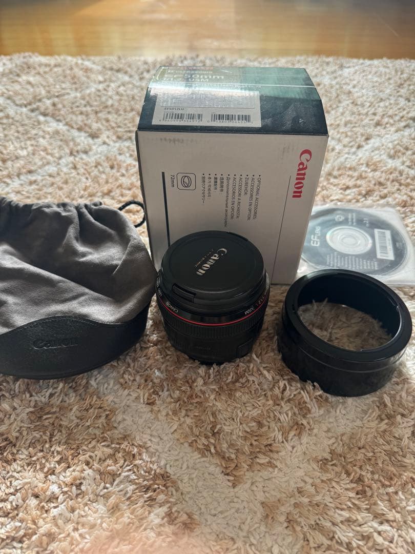 CANON EF 50mm f/1.2L USM 単焦点レンズ（中古）
