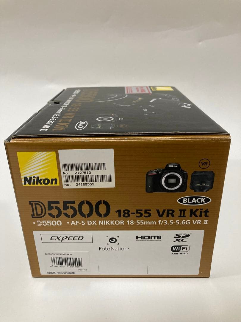 Nikon デジタル一眼レフカメラ D5500 ダブルズームキット BLACK