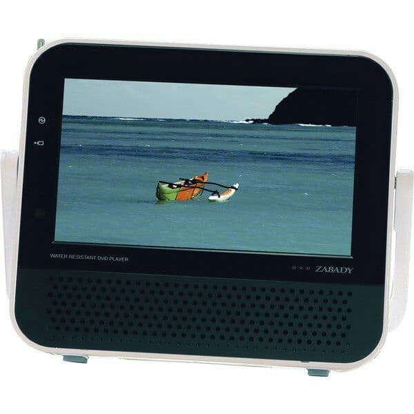 お風呂で楽しい時間を！ ポータブル防水DVDプレーヤー DVD ZABADY