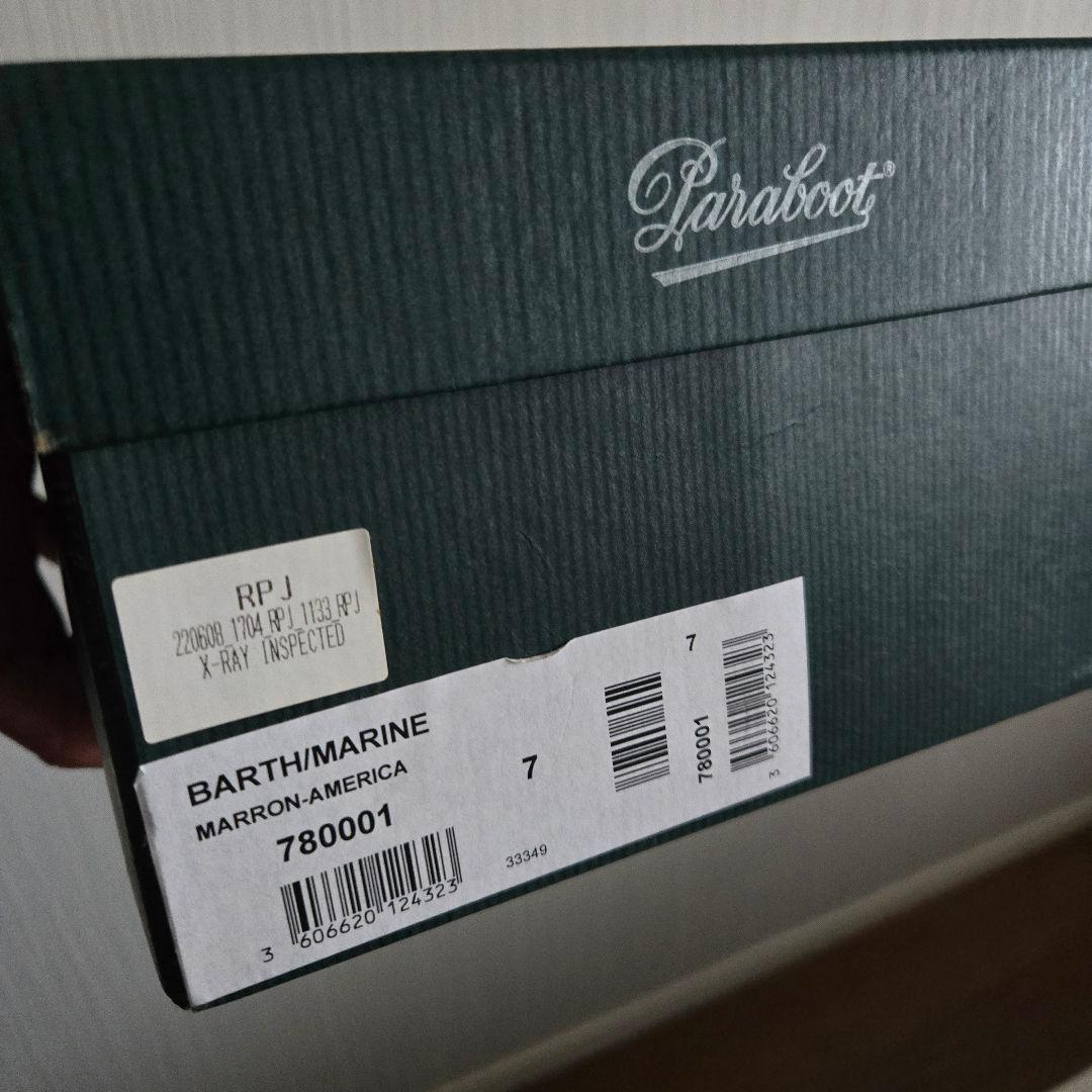 Parabootパラブーツ　BARTH バース
