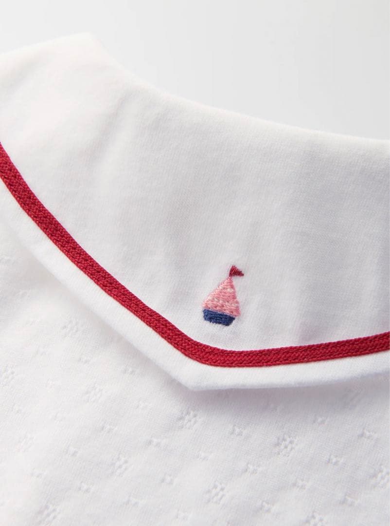 【新品未使用】familiar 袖付ロンパス 60cm