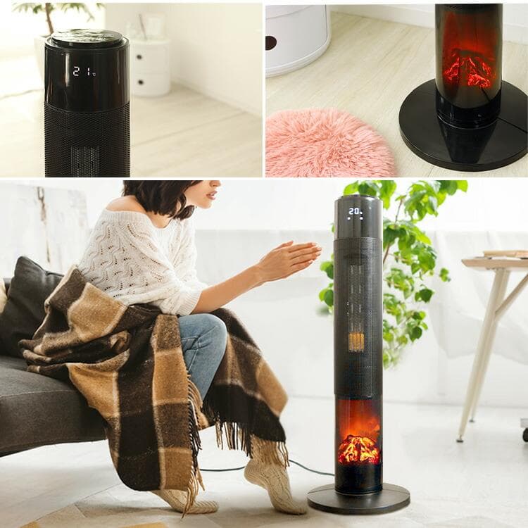 ヒーター セラミックヒーター 暖炉型ファンヒーター おしゃれ 電気式暖炉 暖炉型