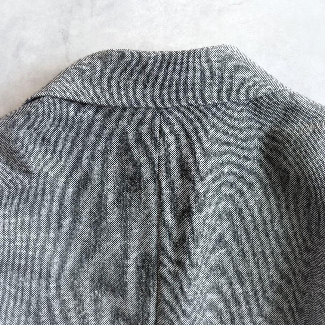 美品 ◆ Mila Owen 金釦ダブルブレストツイードロングブレザー　25SS