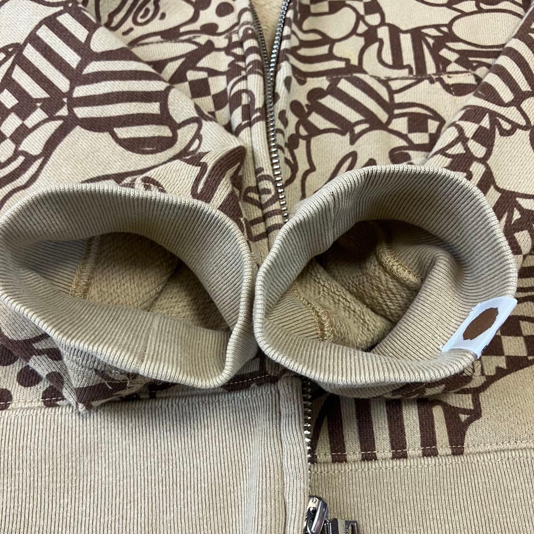 A BATHING APE パーカー クッキー　カモフラ　　　 Sサイズ