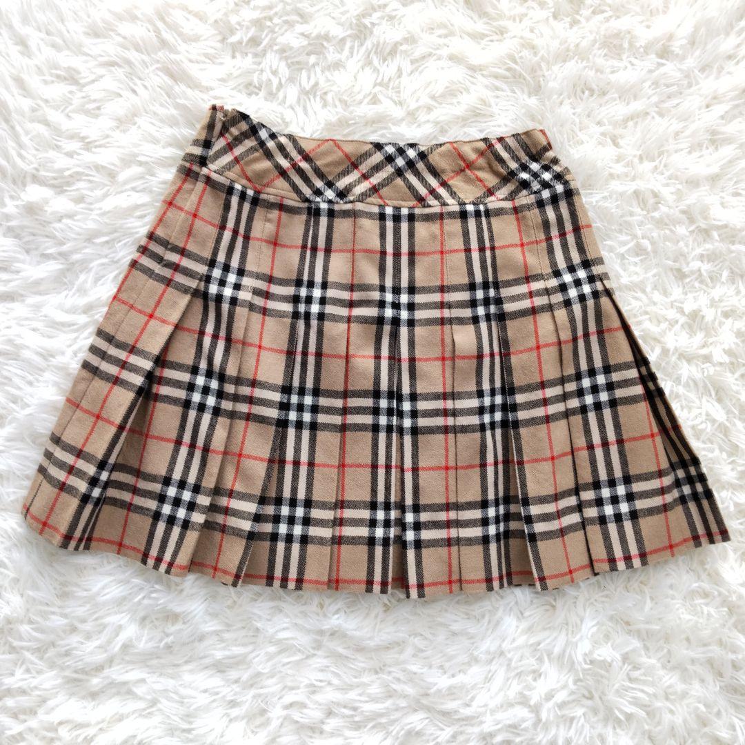 BURBERRY LONDON⿻ノバチェック ミニスカート プリーツキッズ140