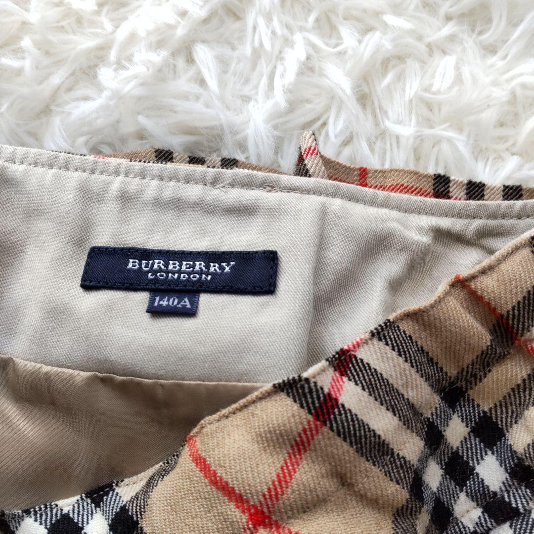 BURBERRY LONDON⿻ノバチェック ミニスカート プリーツキッズ140