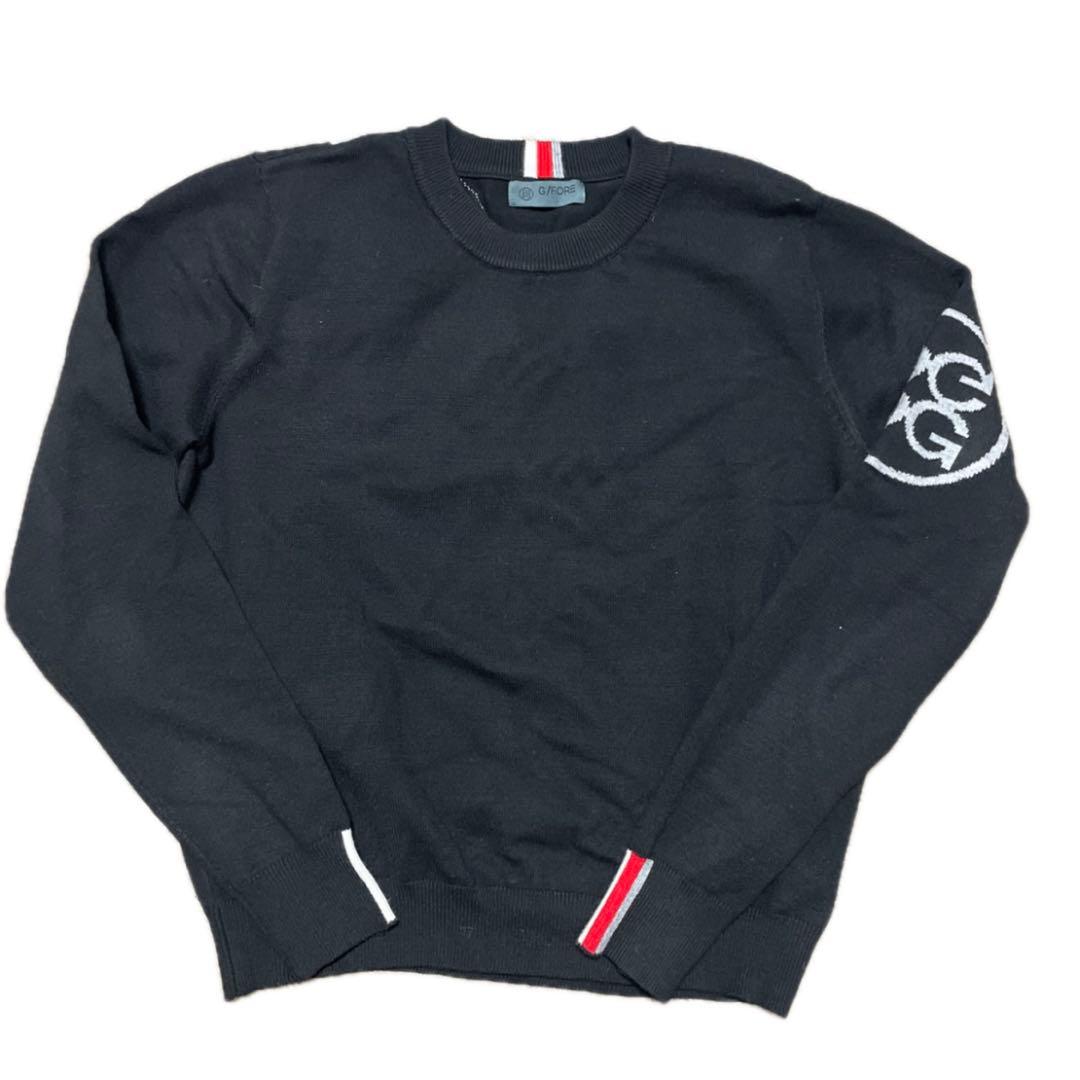 G/FORE ジーフォア 黒 Gロゴ セーター