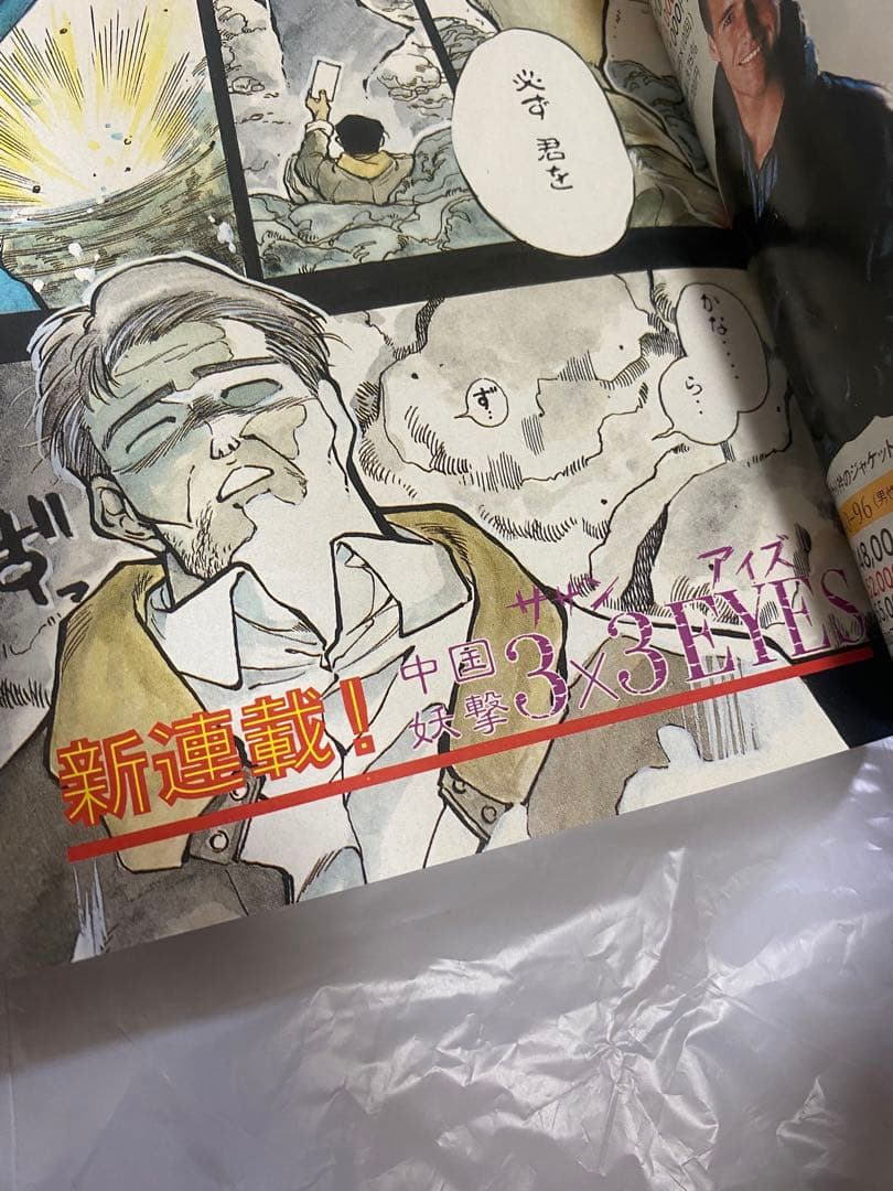 ヤングマガジン増刊 海賊版 1987年 12/14 新連載 3×3 EYES