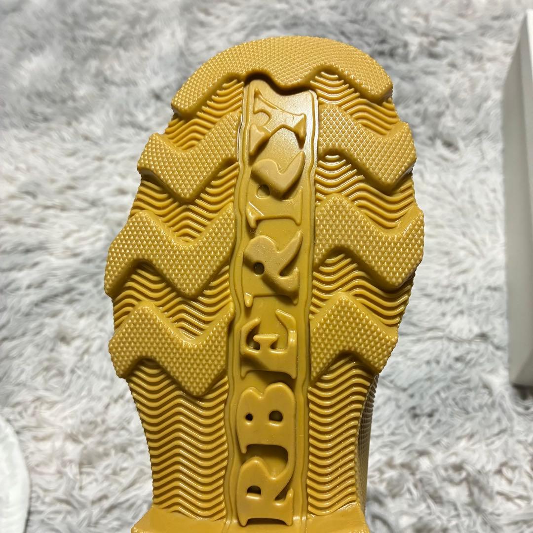 【未使用美品】BURBERRY ロングレインブーツ39 イタリア製 イエロー