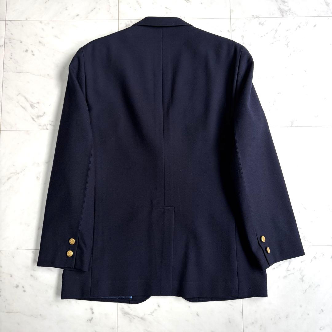美品 ジェイプレス 紺ブレ テーラードジャケット 金ボタン 3B 160