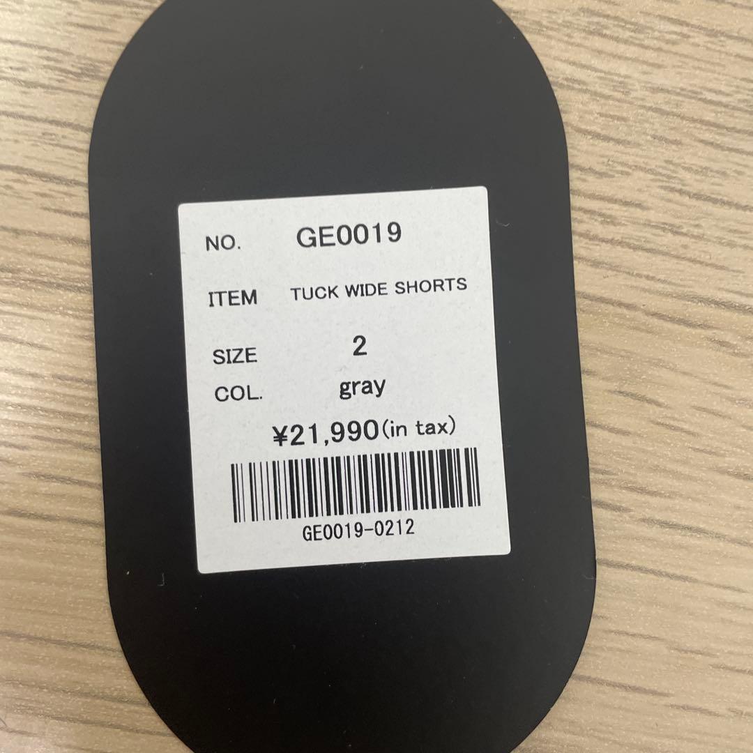 goatessence タックワイドパンツ