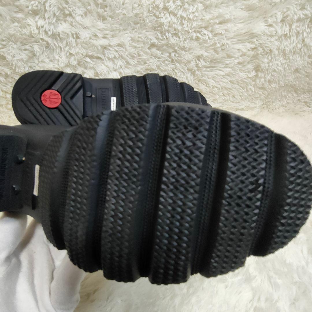 【美品】HUNTER レディース 長靴 バックル付き ブラック 23cm
