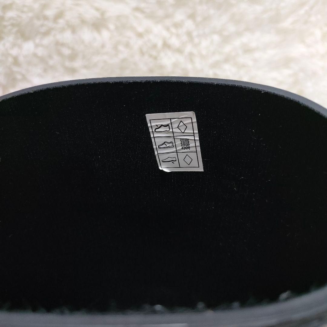 【美品】HUNTER レディース 長靴 バックル付き ブラック 23cm