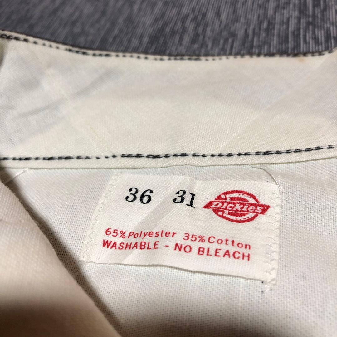 新品 70s Dickies 874 USA製 チビタグ アルミジップ w36