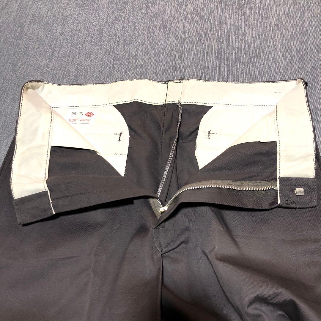新品 70s Dickies 874 USA製 チビタグ アルミジップ w36