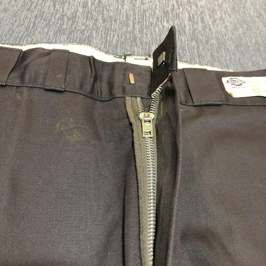 新品 70s Dickies 874 USA製 チビタグ アルミジップ w36