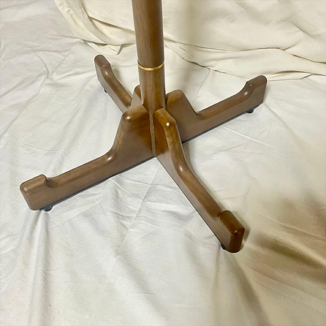 ★ karimoku カリモク　ポールスタンド コートハンガー　木製　ゴールド