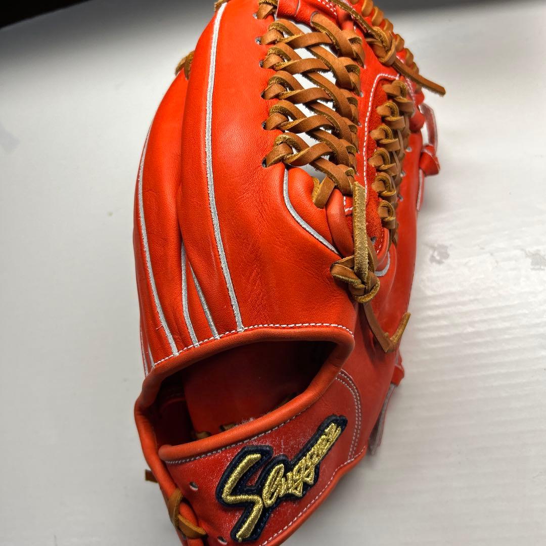 久保田スラッガー 硬式グローブ 内野手 KSG-T1 Fオレンジ鳥谷選手モデル