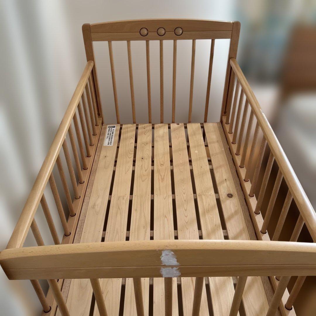 サワベビー ベビーベッド ティアラDX 敷布団 シーツセット