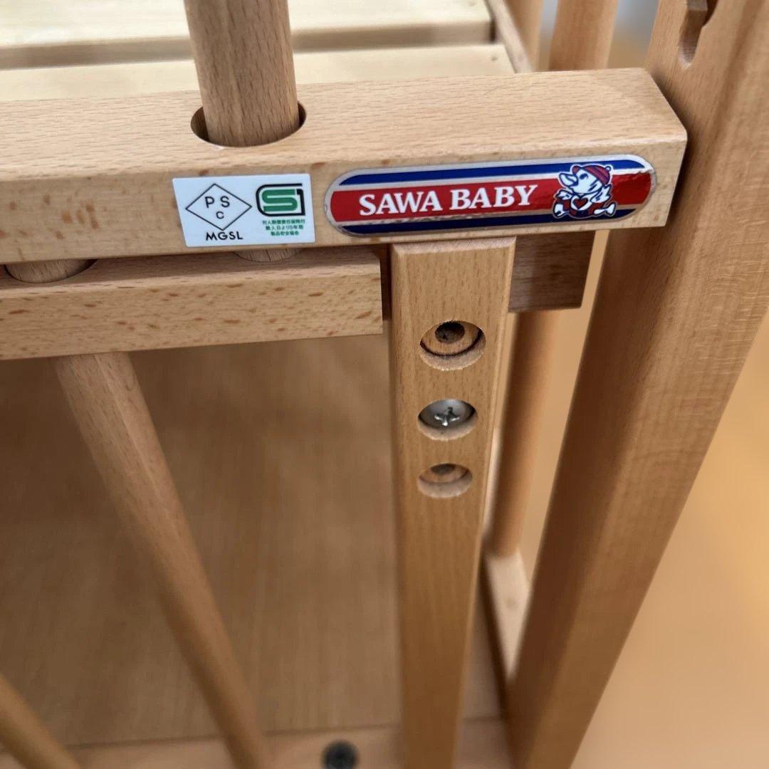 サワベビー ベビーベッド ティアラDX 敷布団 シーツセット