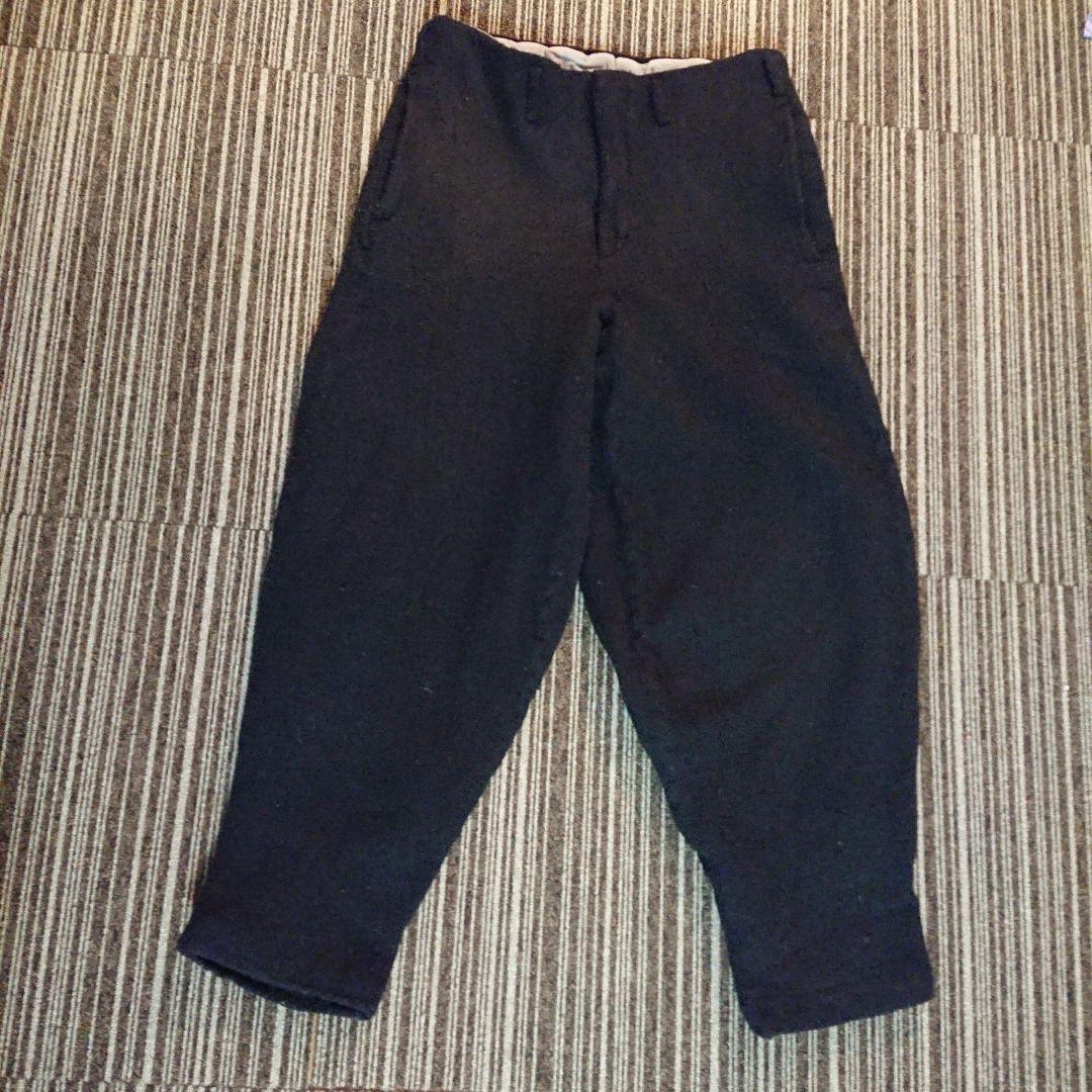 コムデギャルソンオムプリュス 縮絨パンツAD2022 ブラック