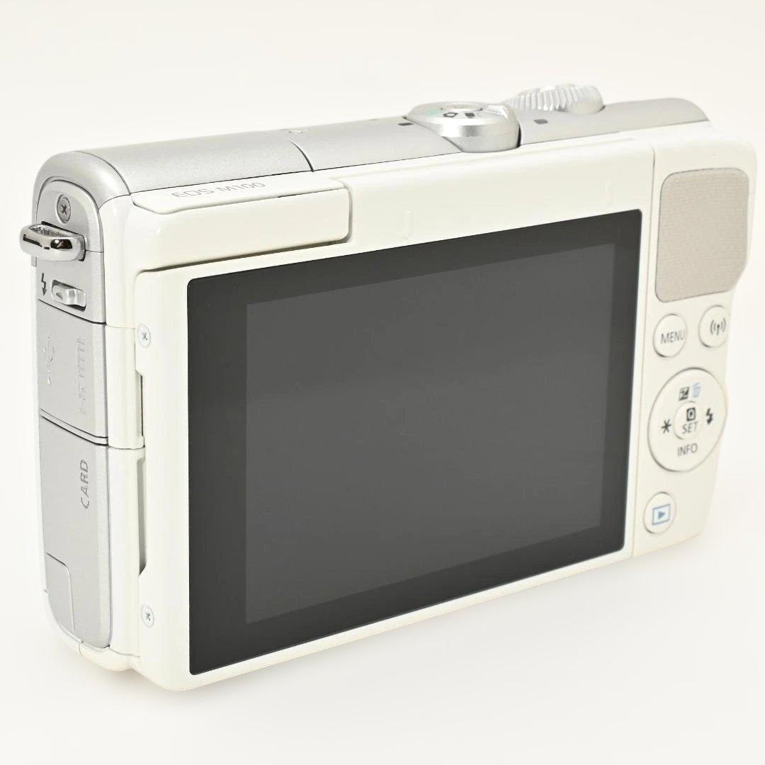 【美品】 Canon EOS M100 WH ボディ ホワイト