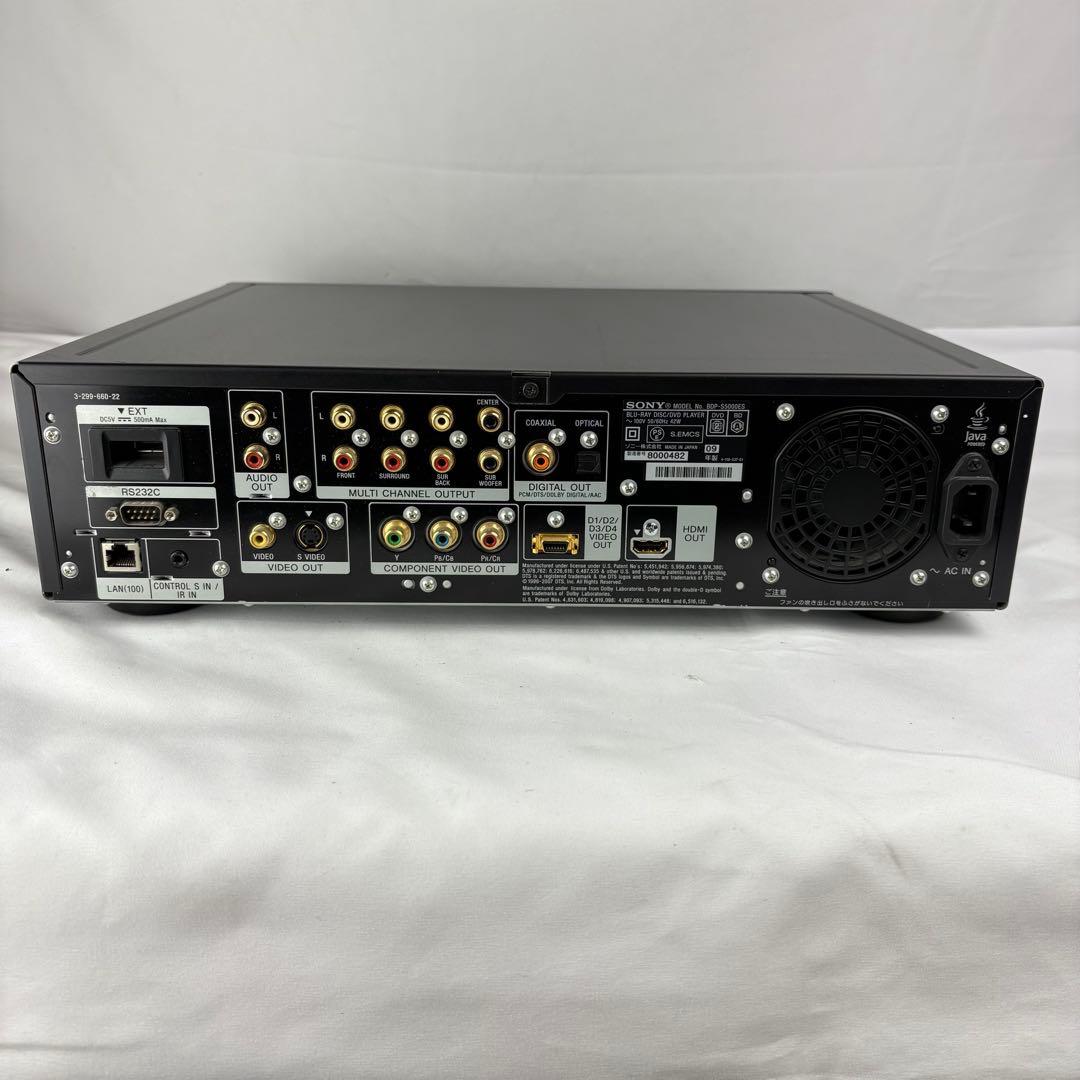 SONY ソニー DBP-S5000ES ブルーレイディスクプレーヤー