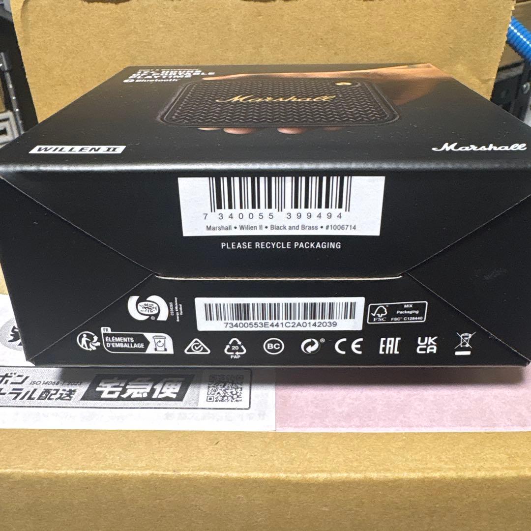 Marshall Willen II Black and Brass スピーカー