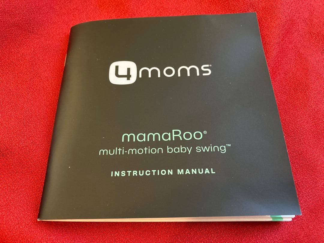 美品 ママルー5 4moms mamaRoo 説明書、箱付き　バウンサー