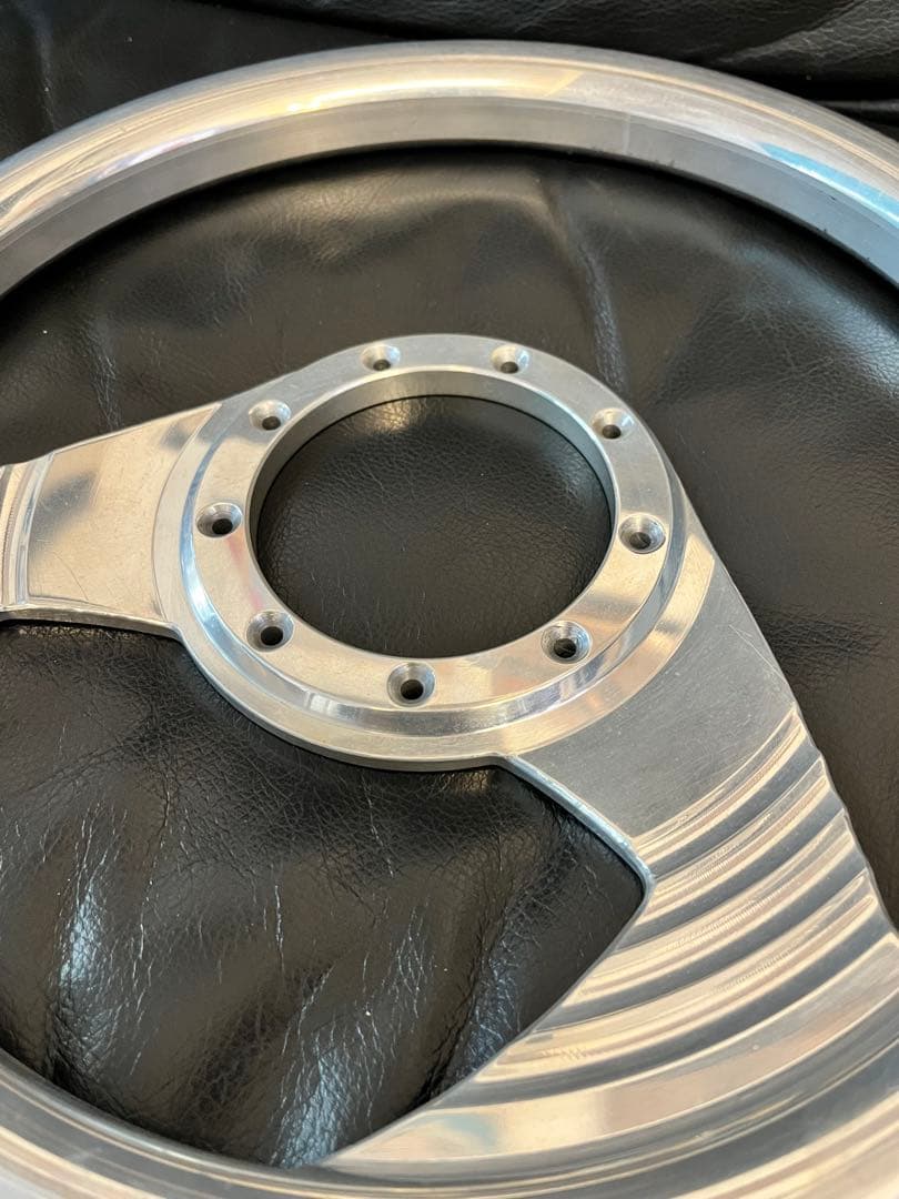 アルミニウム製ビレット ステアリングホイール ポリッシュ カスタム