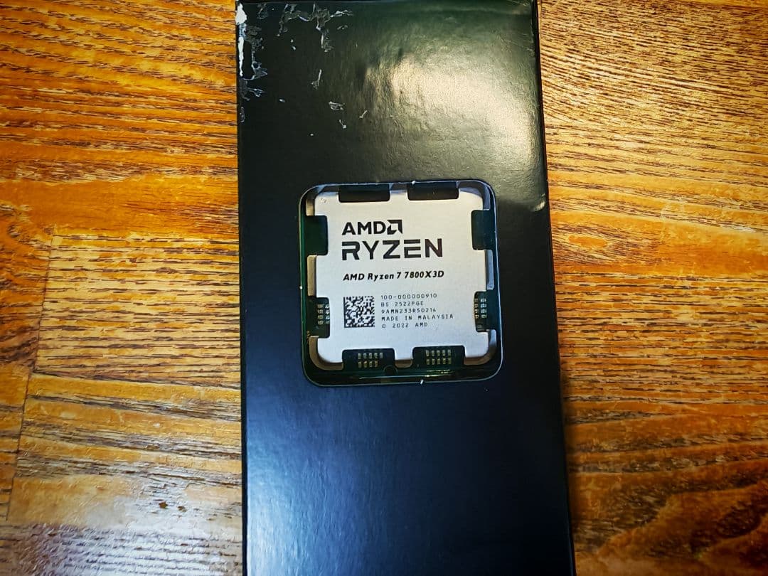 AMD Ryzen7 7800X3D 新品未使用