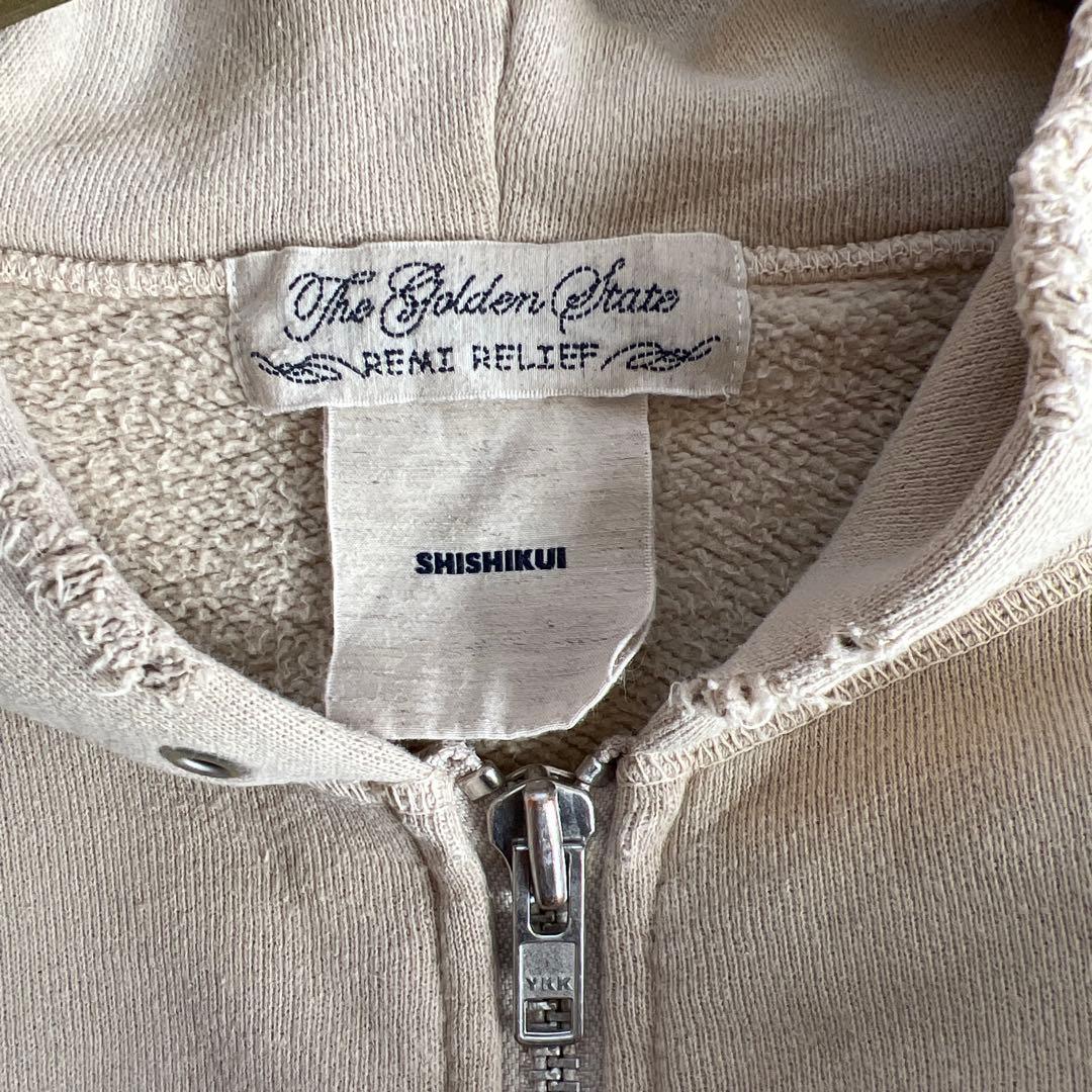 SHISHIKUI ZIPAR / BEIGE レミレリーフコラボ