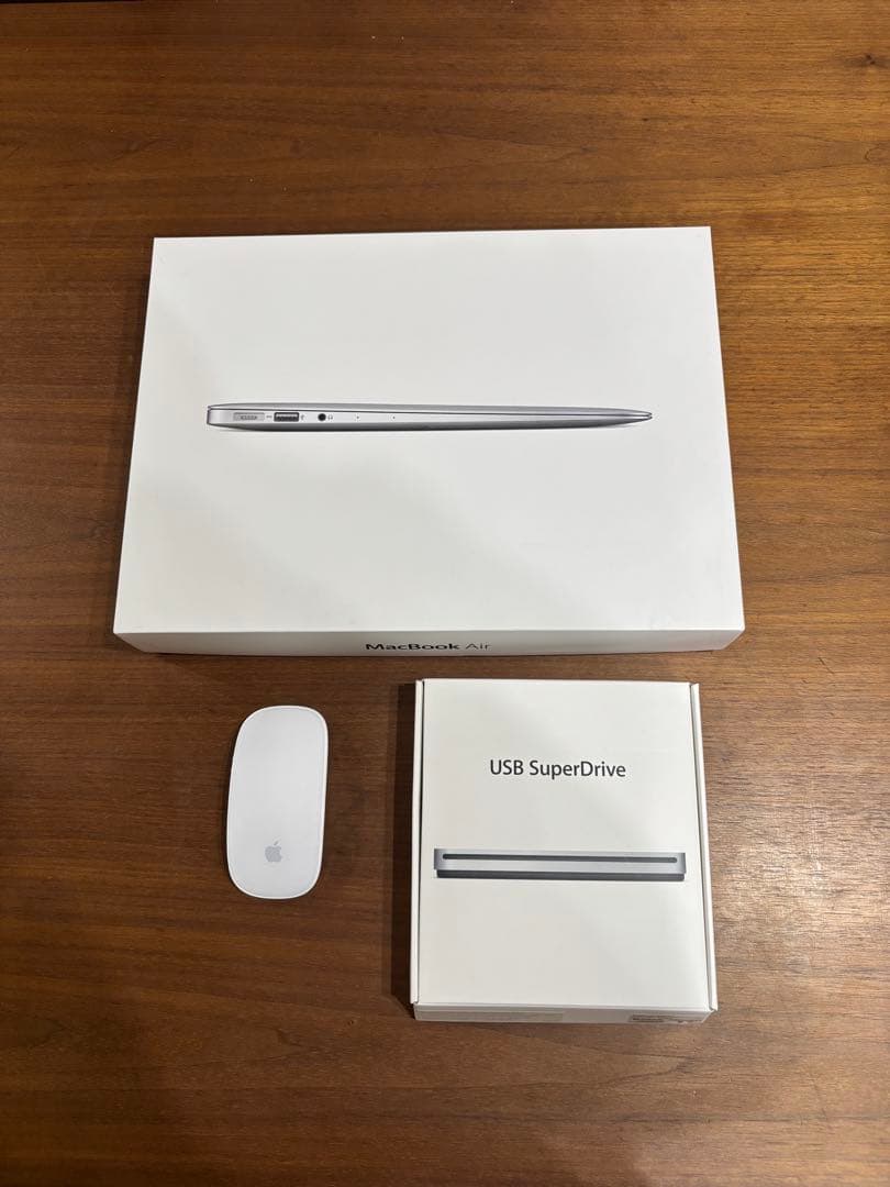 MacBook Air 13インチ USB SuperDrive 純正マウス付き
