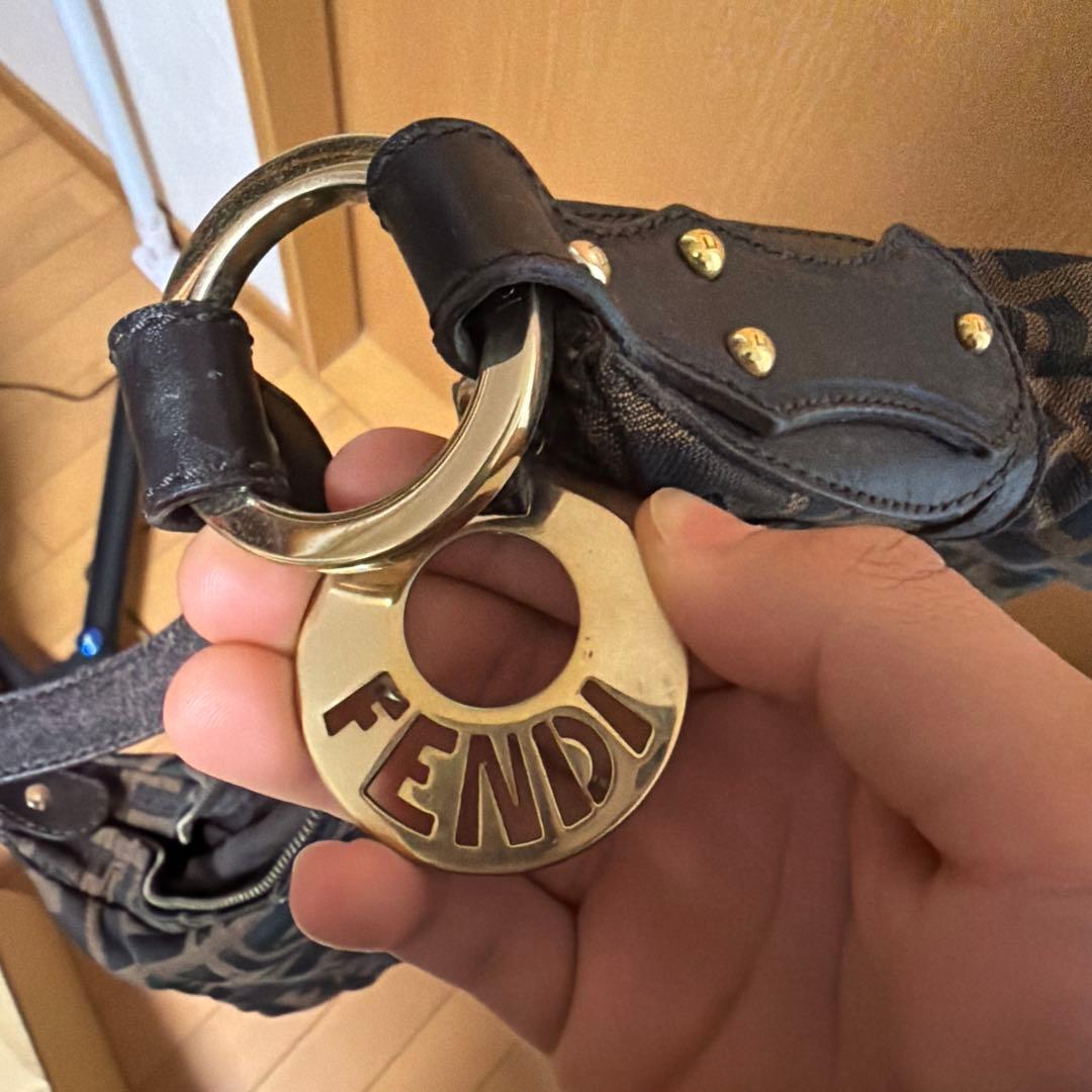 フェンディ シェフバッグ ショルダーバッグ ズッカ キャンバス 肩掛け